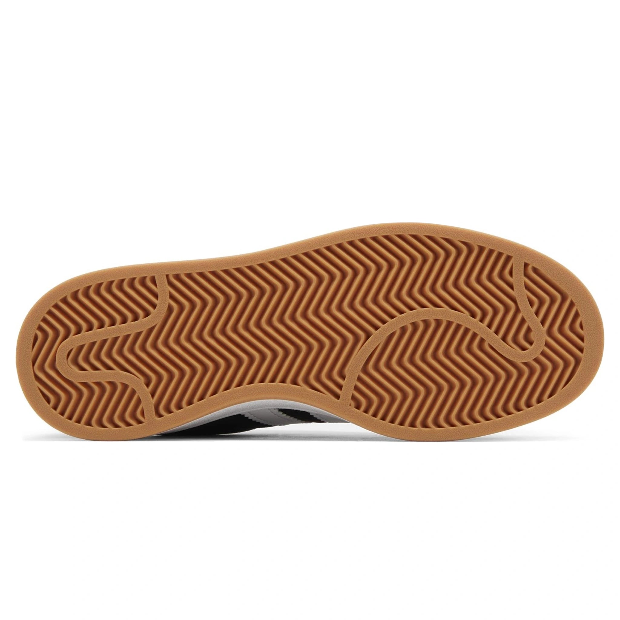 Sole view of Adidas Campus 00s Kids Black White Gum